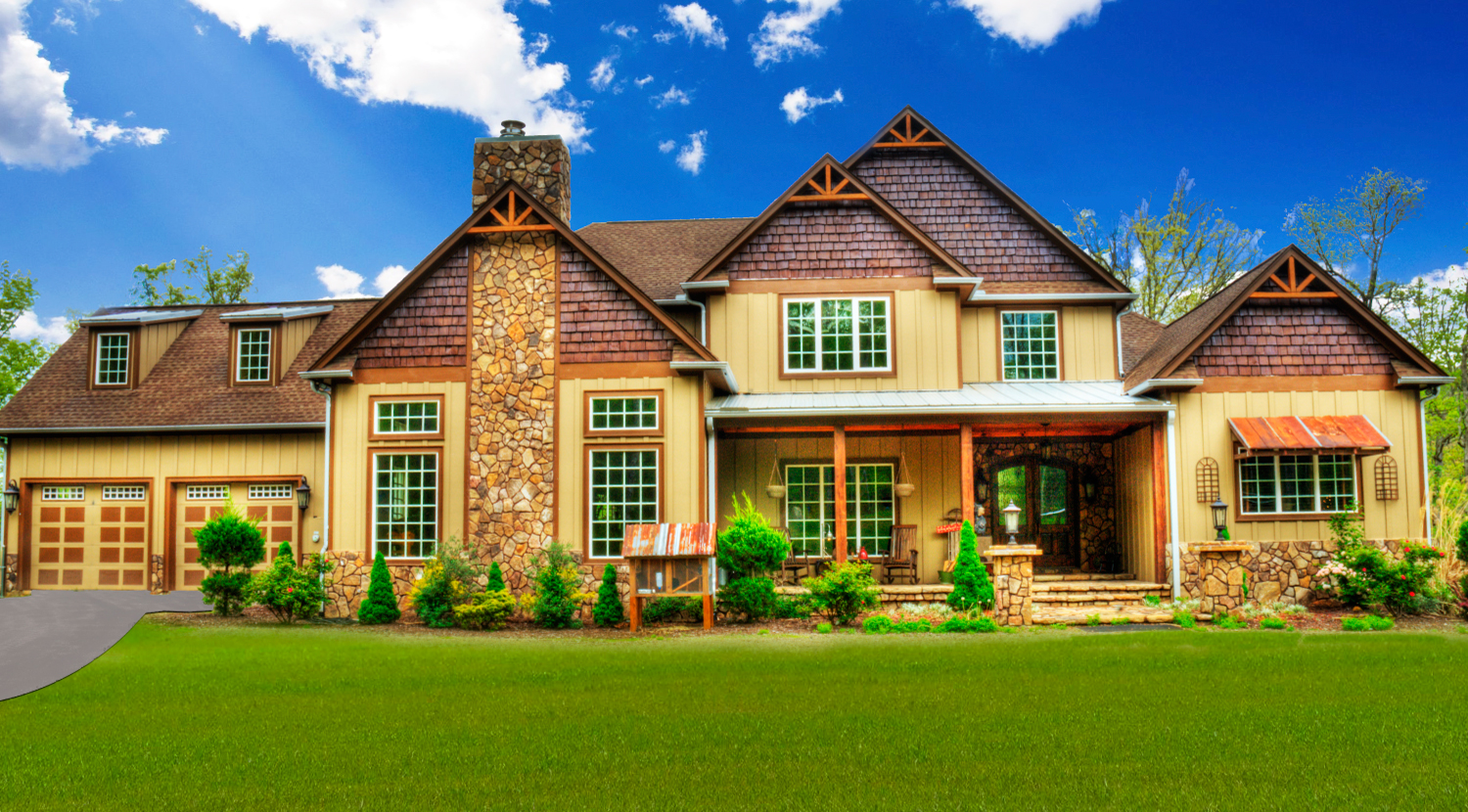 Modern farmhouse style home